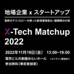 X-Tech Matchup 2022のサイト画像