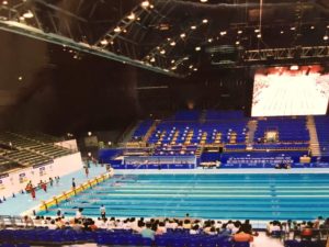 世界水泳2001の会場の様子