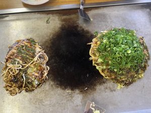 お好み焼き２つ