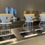 入れる前のコーヒーカップ３つ